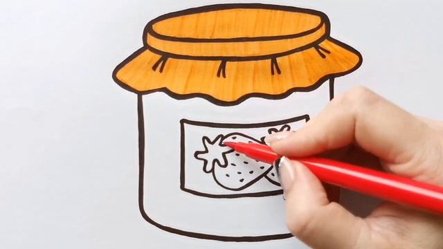 Как нарисовать БАНКУ ВАРЕНЬЯ / мультик раскраска для детей / Нарисуй Ка смотреть онлайн