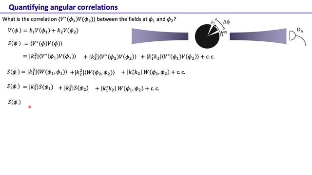 Coherence and Quantum Entanglement: Lecture # 8 (Second-order coherence theory (Angle)) смотреть онлайн