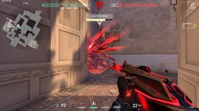 Valorant Xerofang Vandal & Ghost Clip with Finisher (in-game) смотреть онлайн