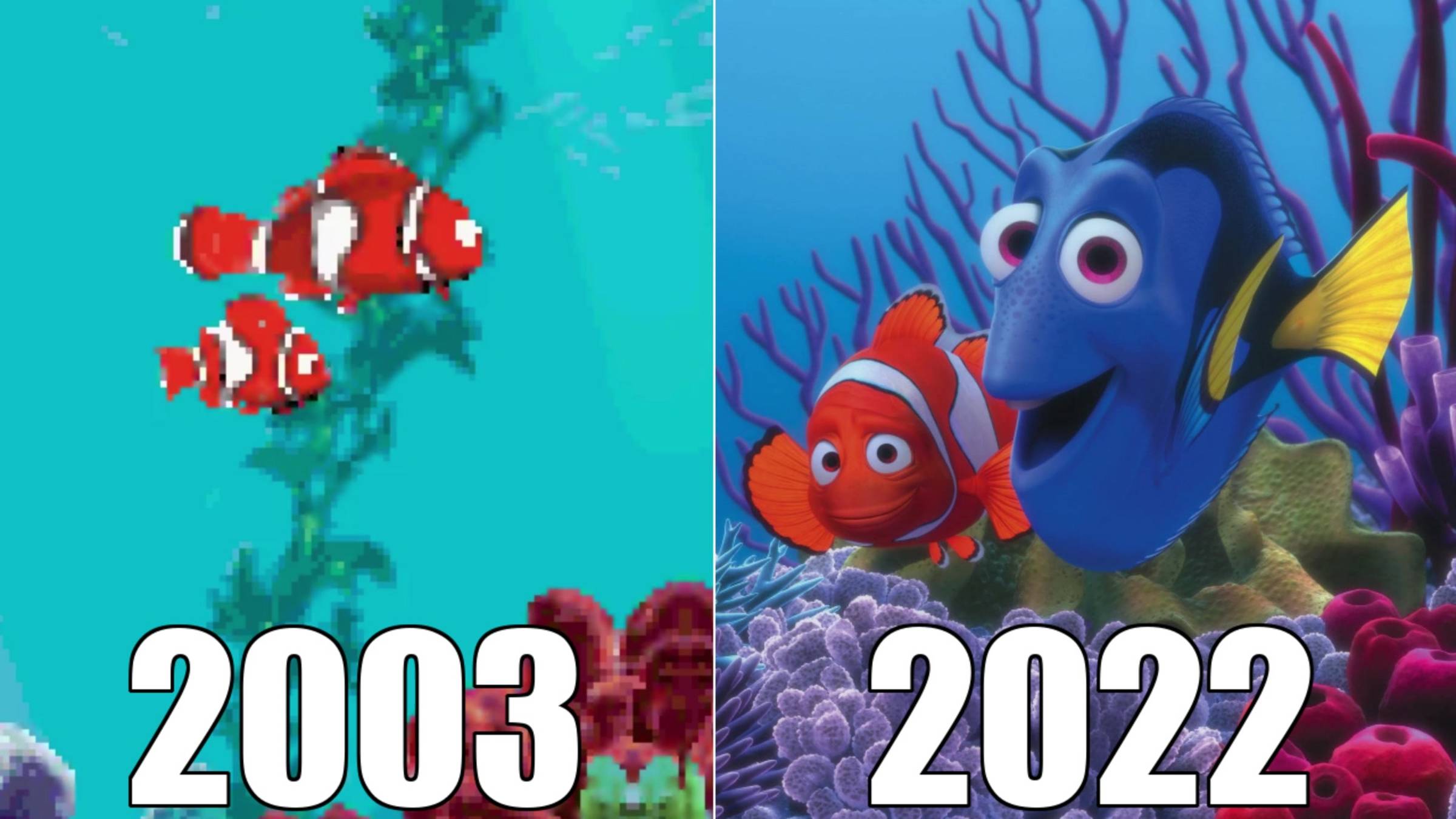 Эволюция серии игр В поисках Немо [2003-2022] смотреть онлайн
