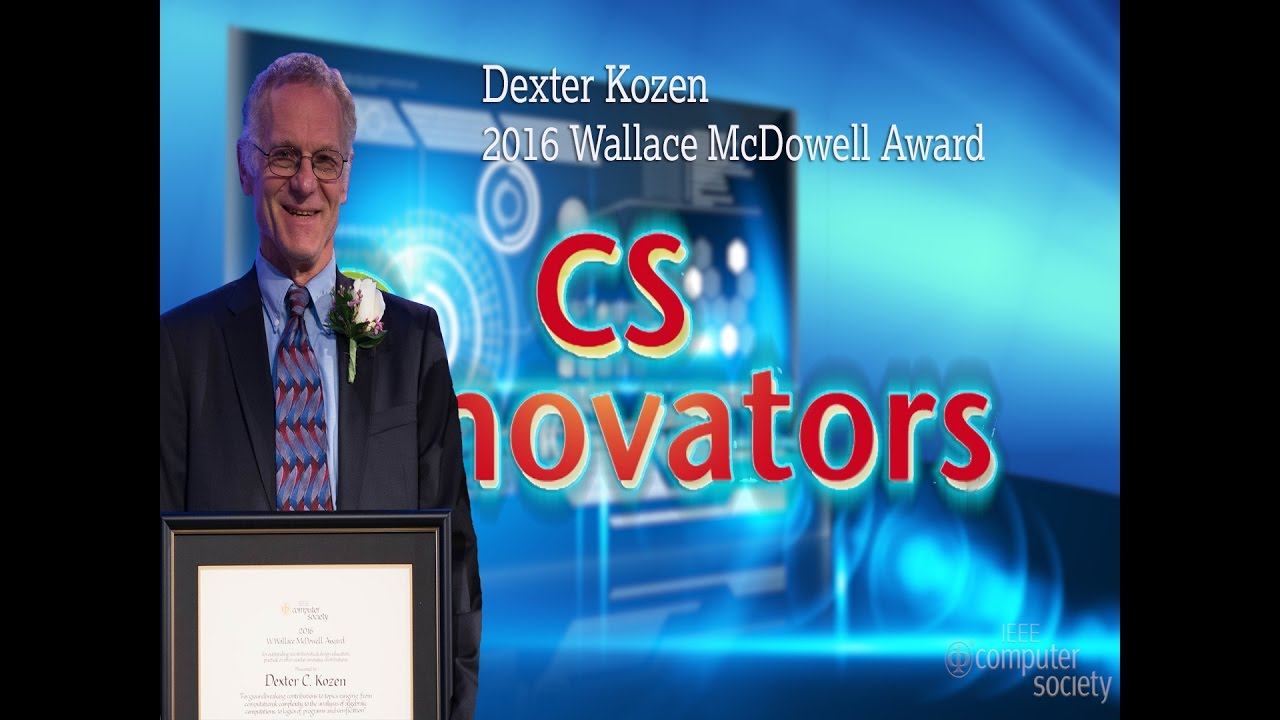 Dexter Kozen 2016 Wallace McDowell Award смотреть онлайн