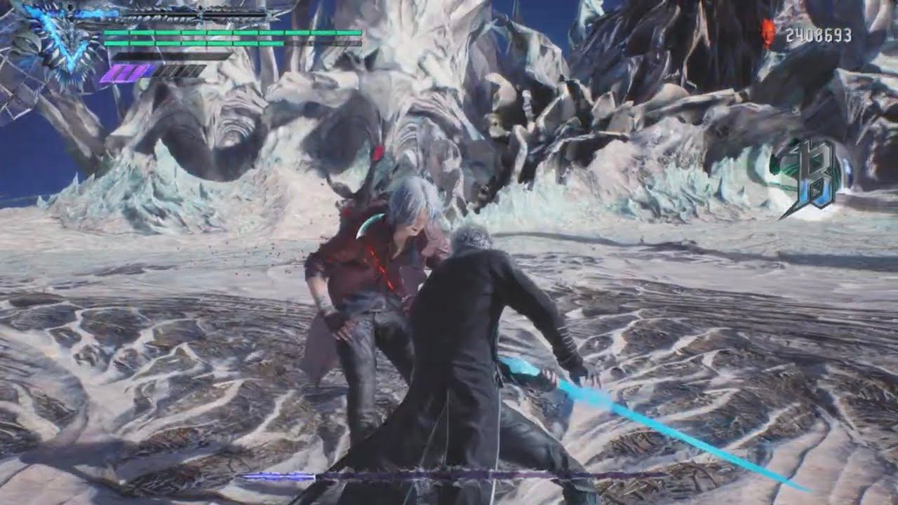Devil May Cry 5 Special Edition Dante Boss Fight As Vergil PS5 Gameplay смотреть онлайн