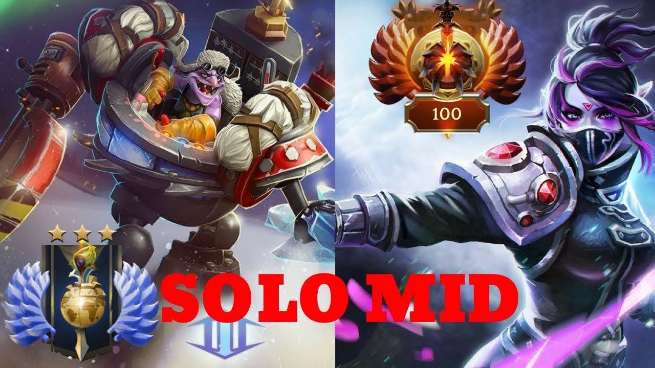 Top100 TA vs Divine 3 Timbersaw mid lane match-up смотреть онлайн