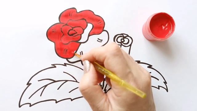 РОЗА / мультик раскраска для детей / Нарисуй Ка смотреть онлайн