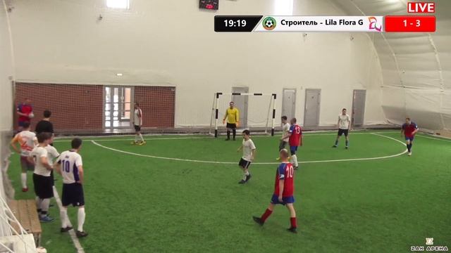 18.03.23 СТРОИТЕЛЬ - LILA FLORA GROUP LIVE 11:30 ZAK CUP 2023 смотреть онлайн