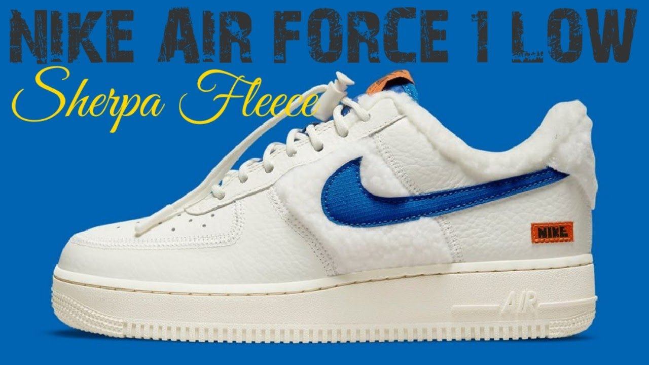 NIKE AIR FORCE 1 LOW Sherpa Fleece смотреть онлайн