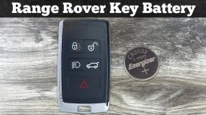 Range Rover Key Fob Battery Replacement 2018 - 2022 How To Change Replace Remote Batteries