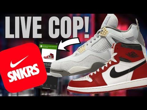 LIVE COP : AIR JORDAN 4 'CRAFT' & LOST AND FOUND GS RAFFLE SHEIKH смотреть онлайн