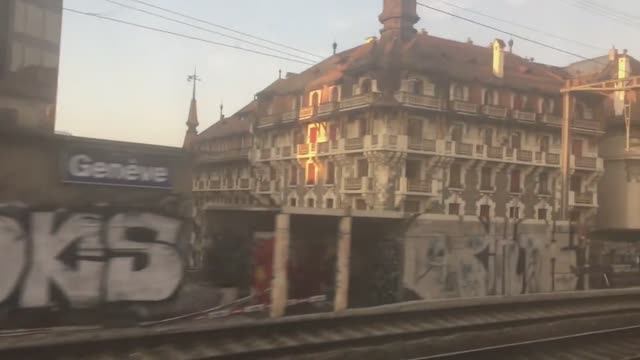 поезд Женева-Лион