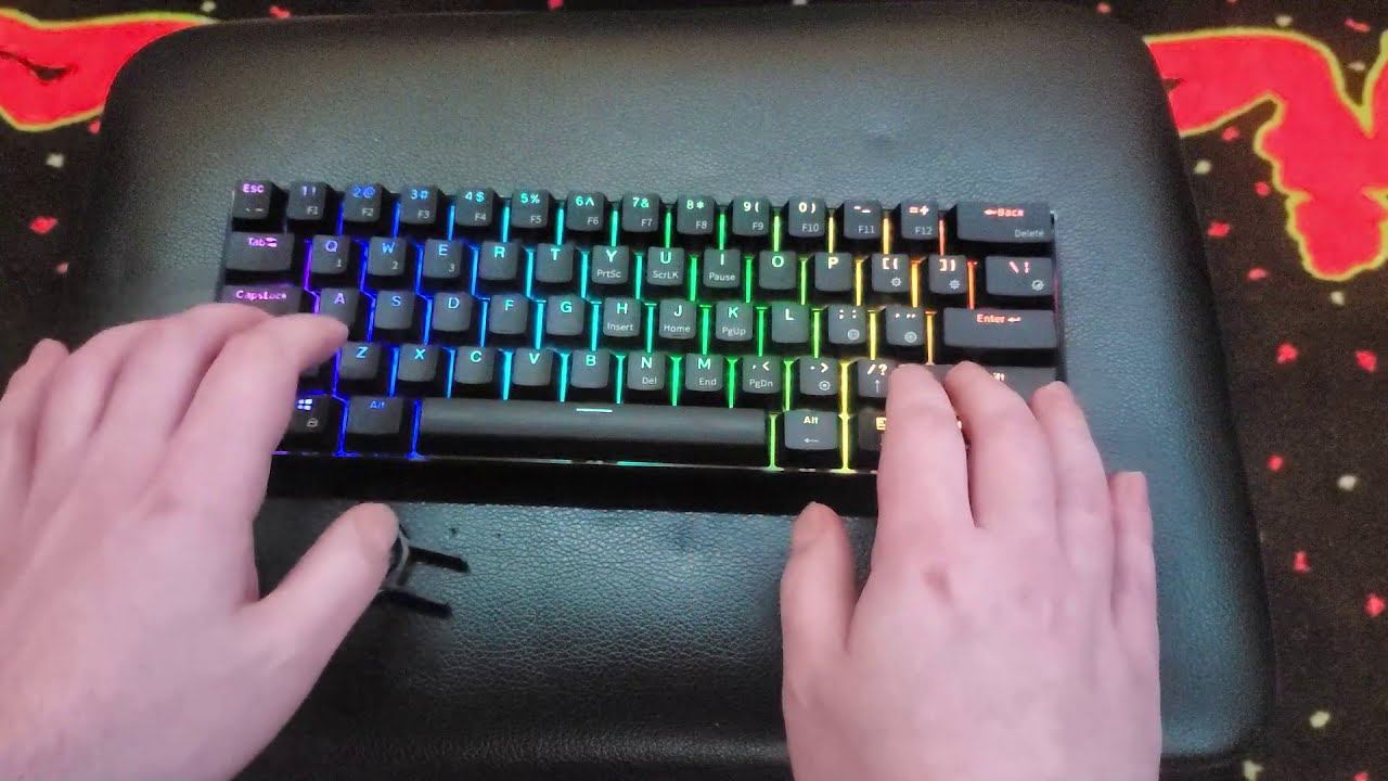 61-Key Wireless Mechanical Keyboard for under $50 - Royal Kludge RK61 Review смотреть онлайн