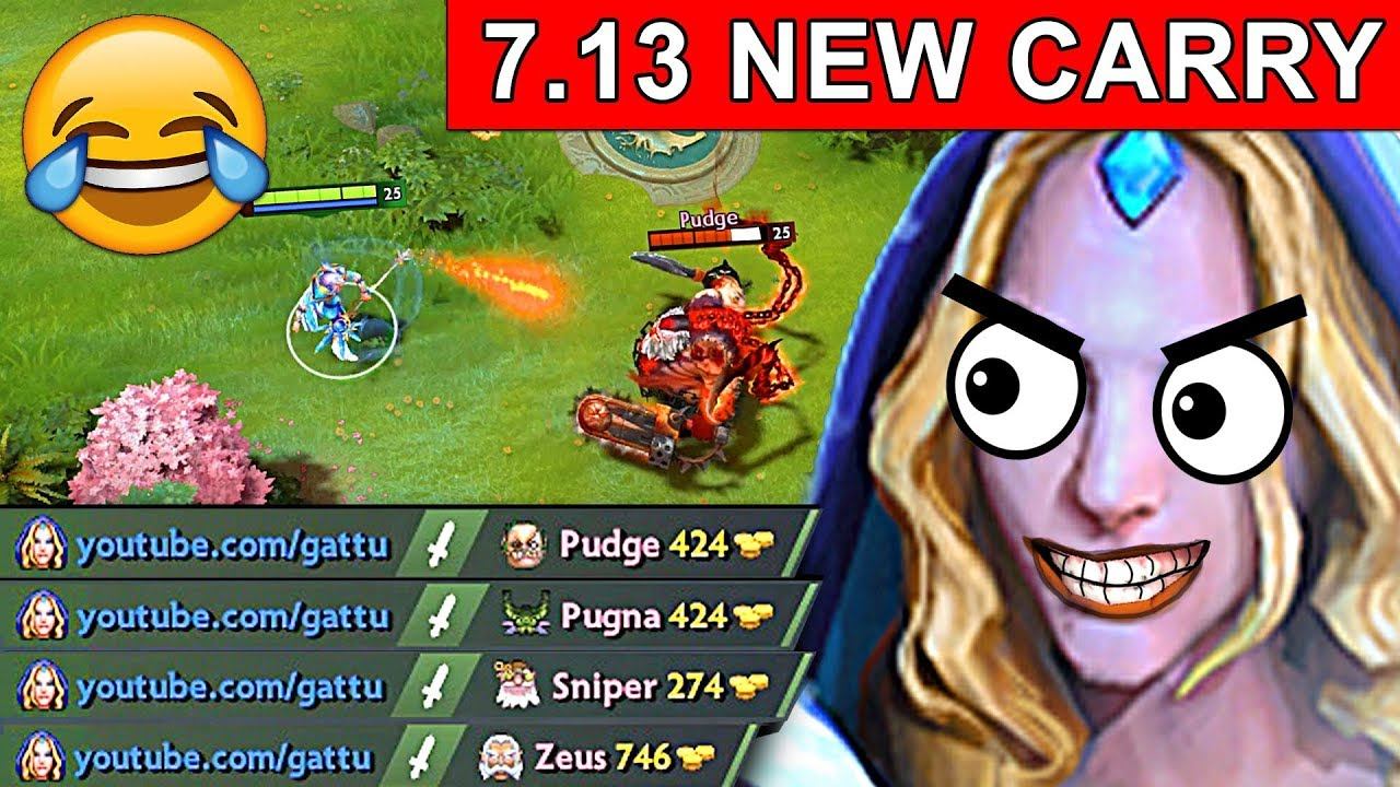 NEW CARRY CRYSTAL MAIDEN DOTA 2 PATCH 7.13 NEW META GAMEPLAY #76 смотреть онлайн