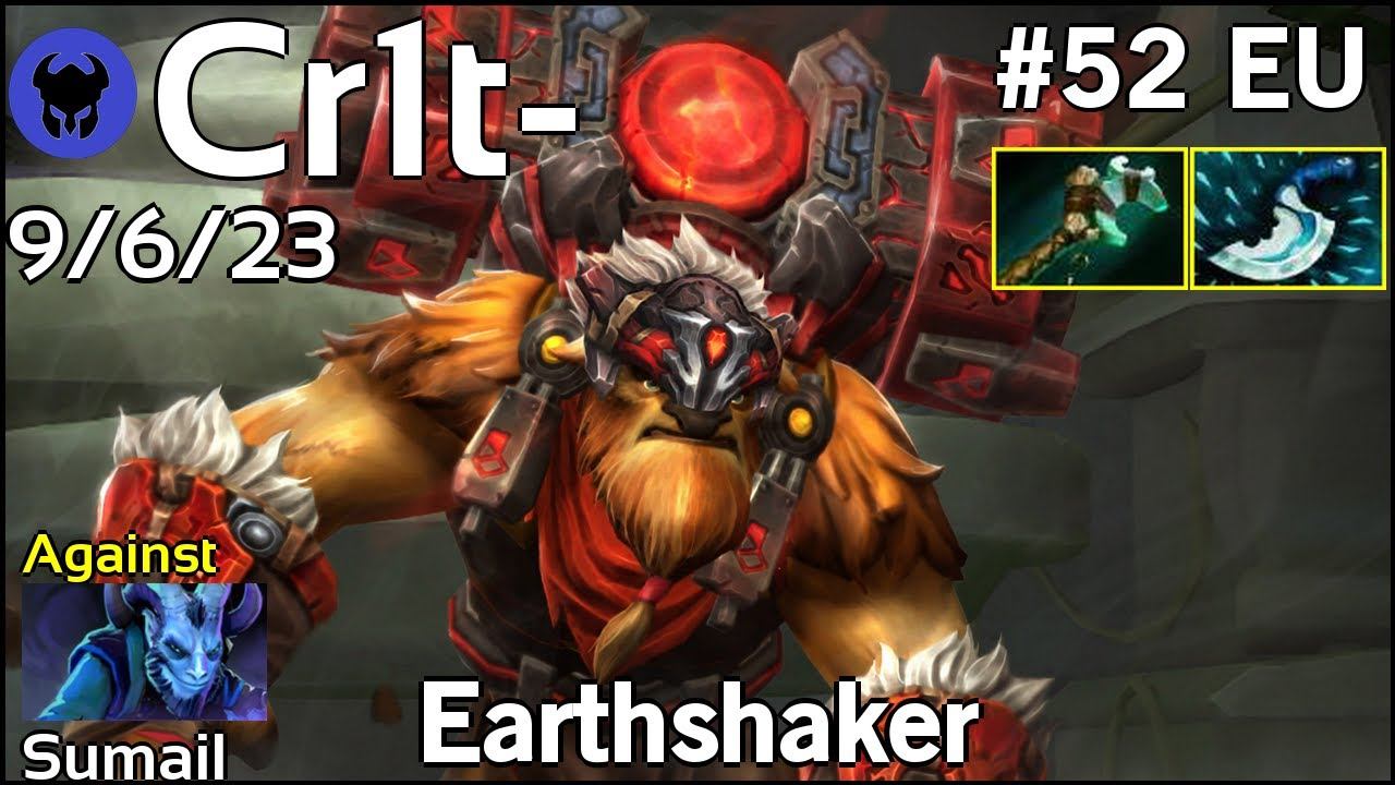Support Cr1t- [EG] plays Earthshaker!!! Ward spots shown! Dota 2 смотреть онлайн
