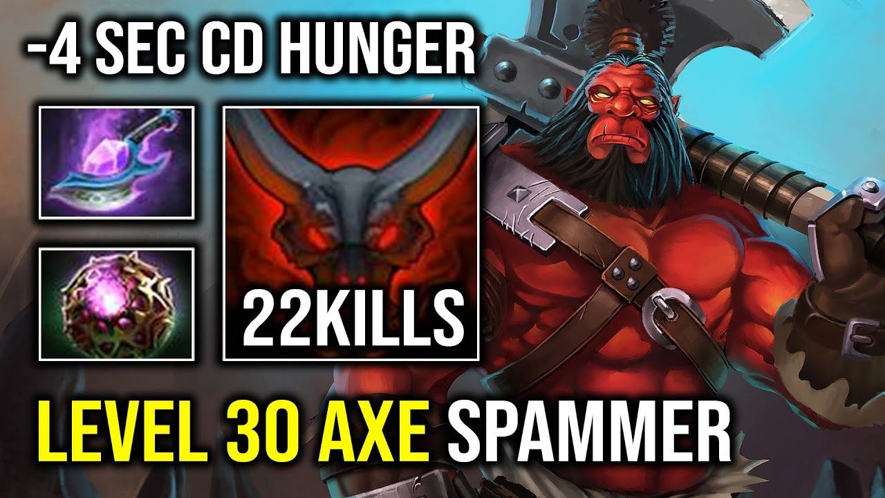 LEVEL 30 Axe Spammer Arcane Blink + OC 4 Second Cooldown Battle Hunger Skill Spam Dota 2 смотреть онлайн