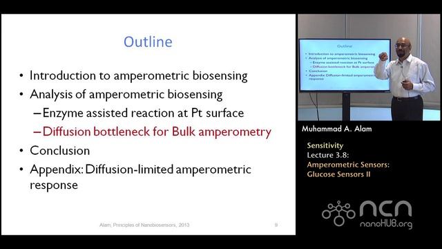 nanoHUB-U Nanobiosensors L3.8: Sensitivity - Amperometric Sensors - Glucose Sensors II смотреть онлайн