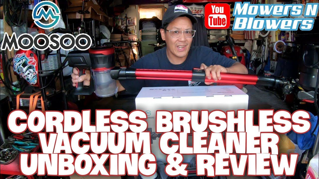 MOOSOO CORDLESS BRUSHLESS ELECTRIC LITHIUM BATTERY CYCLONE HANDHELD VACUUM CLEANER UNBOXING & REVIE смотреть онлайн
