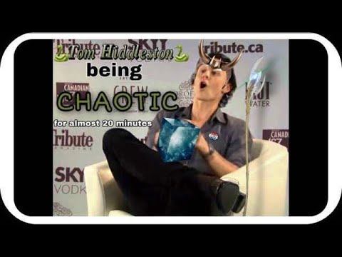 Tom Hiddleston on CRACK for almost 20 minutes смотреть онлайн