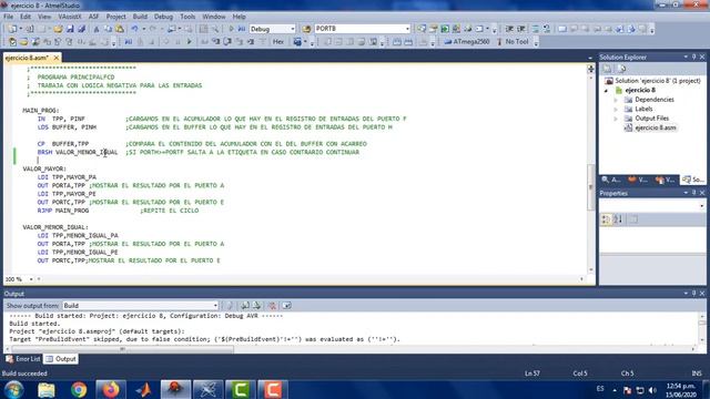 microprocesadores, microcontroladores e interfaz, practica 1, ejercicio 8 смотреть онлайн