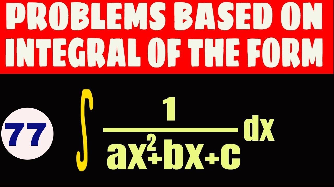 INTEGRAL OF THE FORM 1/ SQRT(ax^2+bx+c) || integral of 1/ sqrt (7-6x-x^2) смотреть онлайн