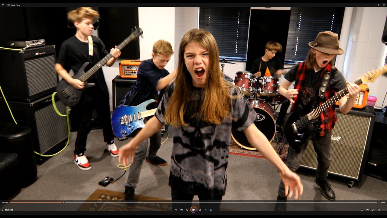 Ghost - Square Hammer Cover By School Kid Band Beyond The Sons Aged 12 to 14 смотреть онлайн