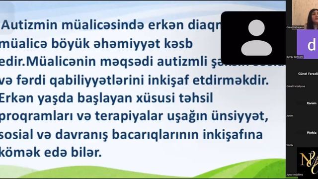 🔔Autizm nədir? Psixoloji sağlamlıq forumu1. Psixoloq Günel Babayeva. #təlim смотреть онлайн