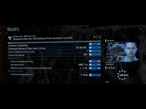 DEATH STRANDING. Ep. 8. Delivering rare live fish to Heartman (Premium delivery) смотреть онлайн