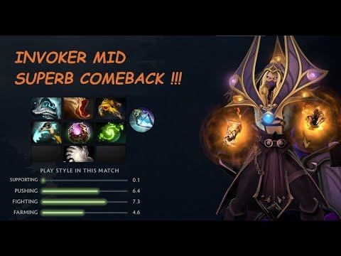 INVOKER superb comeback pro play - Dota 2 Learning 2023 смотреть онлайн