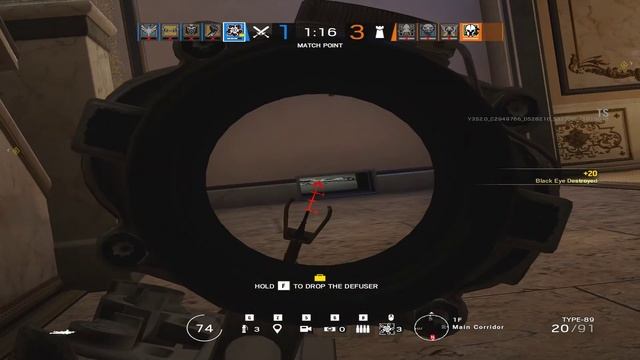 Tom Clancy's Rainbow Six Siege | TTS clutch, we won this match смотреть онлайн
