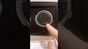 How to set timer on Baxi boiler