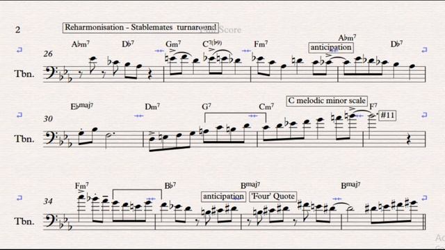 Slide Hampton 'I Should Care' Transcription смотреть онлайн