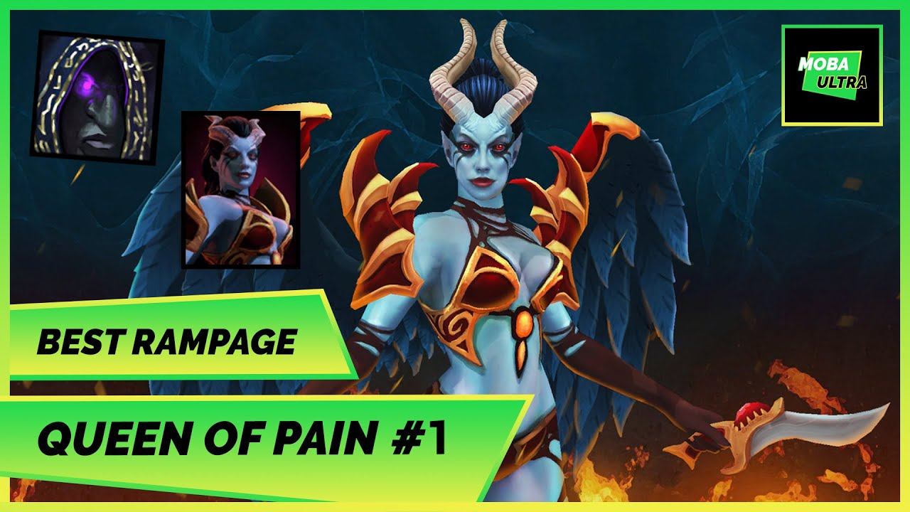 Dota 2 Queen of Pain Rampage 2022 #1 смотреть онлайн