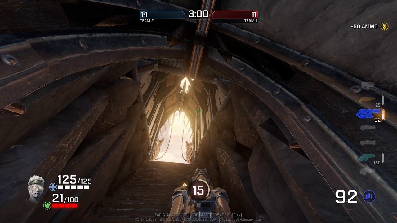 Quake Champions Ranger orb triple kill @ quad смотреть онлайн