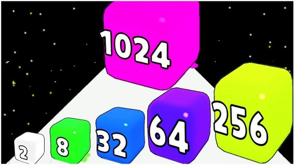 Cubes 2048 Jump - Gameplay Walkthrough - Max Levels (1-20)