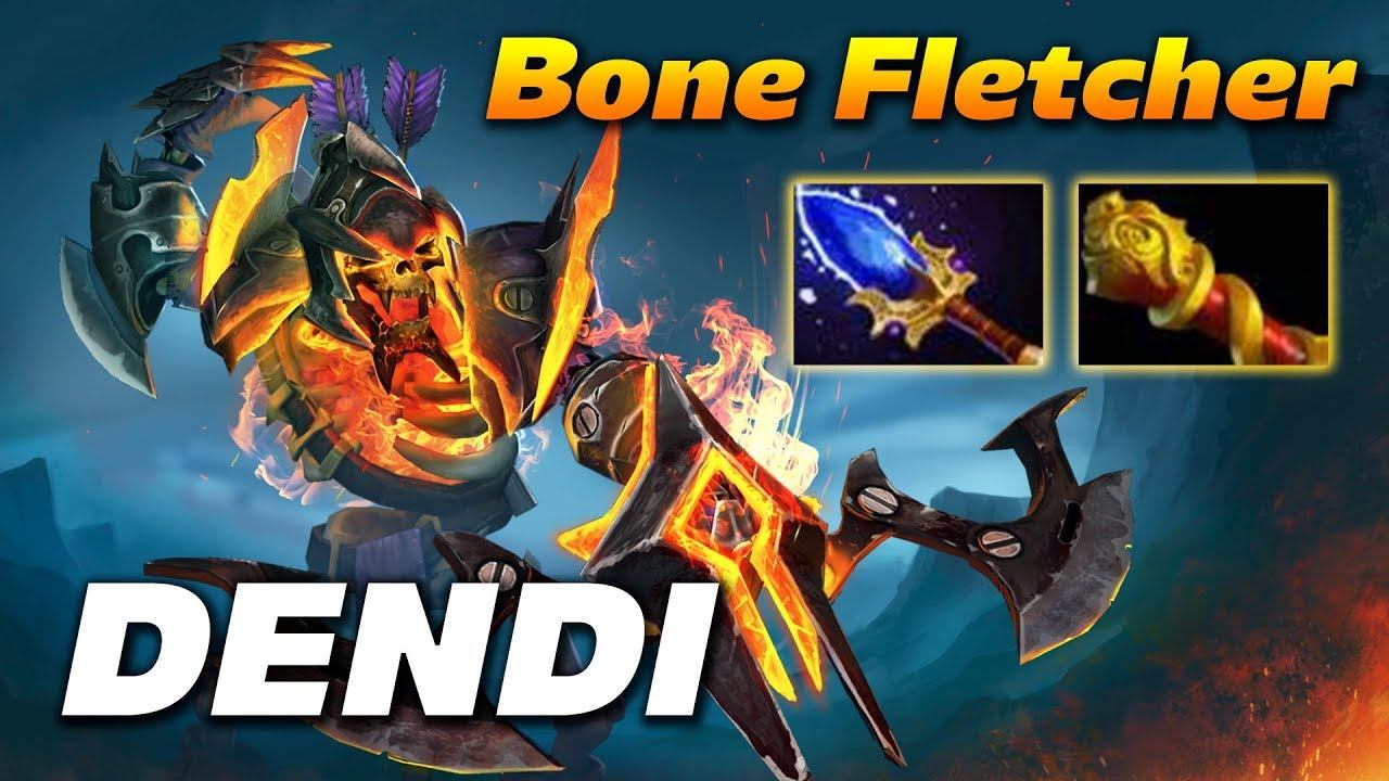 Dendi Clinkz Bone Fletcher - Dota 2 Pro Gameplay смотреть онлайн