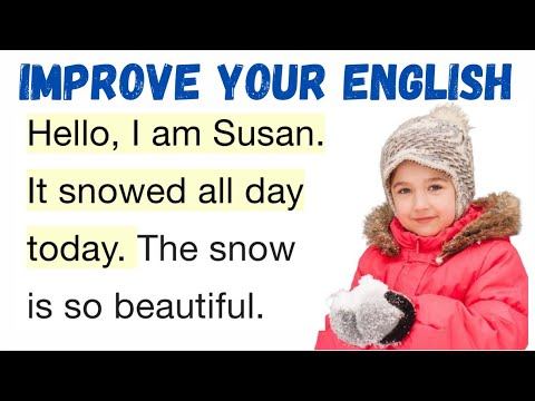 A snow day | English Language Fluency | Listening & Speaking Practice #8 | CEFR Level A1, A2 смотреть онлайн