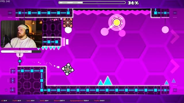 Прохожу "Hexagon Force" Geometry Dash [PC 2013] #18 смотреть онлайн
