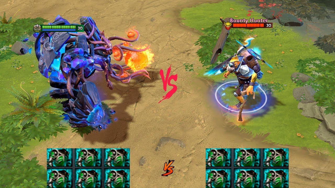 Who will win Tiny 1 vs 1 Bounty Hunter Dota 2 смотреть онлайн