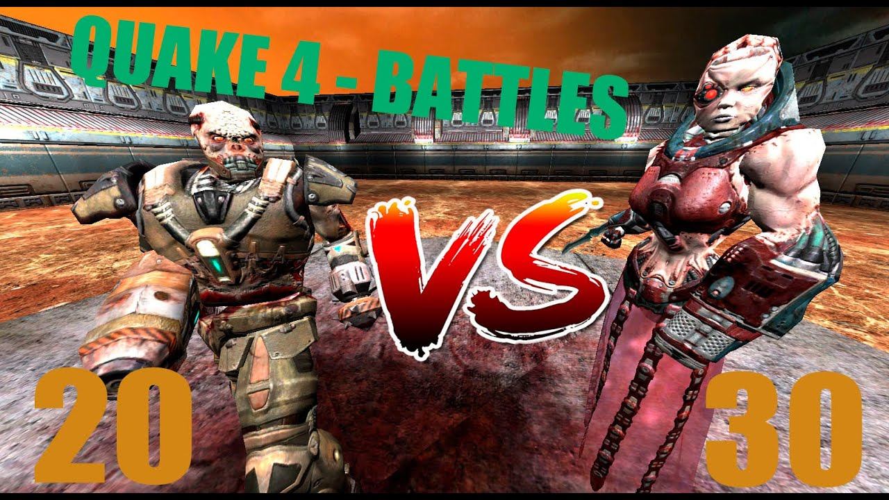 20 TANK vs. 30 IRON MAIDEN - Stroggos Civil War - QUAKE 4 Monster Infighting смотреть онлайн