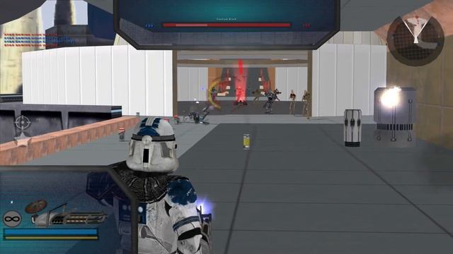 Star Wars: Battlefront II (2005, Clone Wars Extended Mod) - Clone Troopers vs CIS Battle Droids! смотреть онлайн