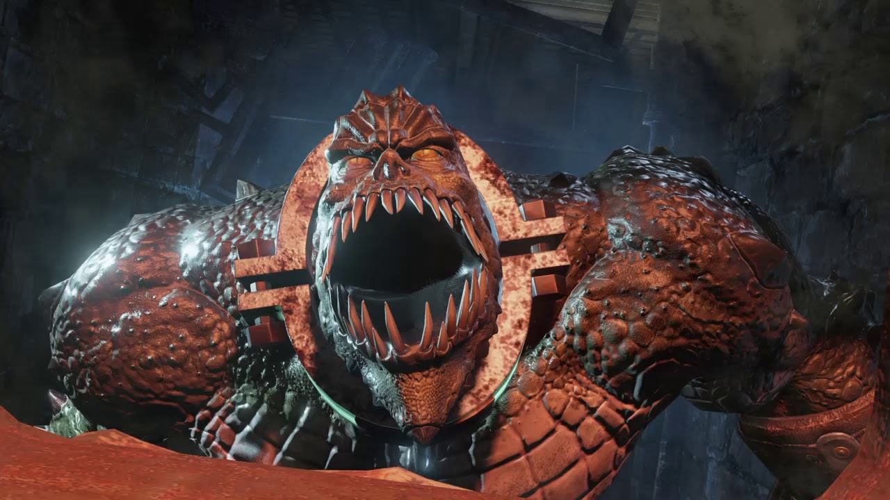Batman: Return to Arkham (Arkham asylum) Killer croc secret door cutscene смотреть онлайн