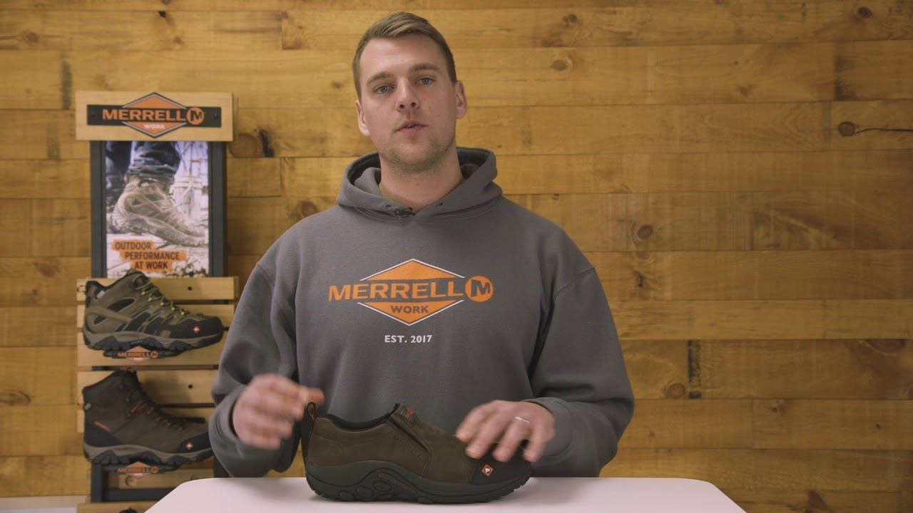 Merrell® Men’s Jungle Moc CSA Work Shoe смотреть онлайн
