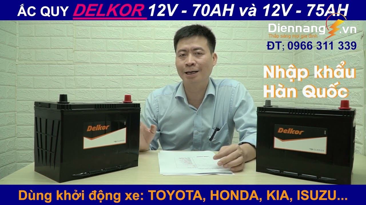 Ắc quy Delkor 12v 70Ah và 75AH, dùng cho những ô tô nào? chất lượng ra sao? смотреть онлайн