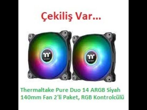 Thermaltake Pure Duo 14 ARGB Siyah 140mm Fan 2'li Paket, RGB Kontrolcülü смотреть онлайн
