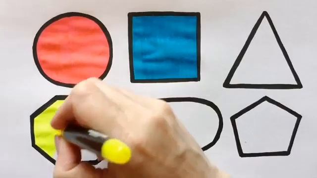 Как нарисовать ФИГУРЫ / ГЕОМЕТРИЧЕСКИЕ ФИГУРЫ / раскраска для детей / Нарисуй Ка смотреть онлайн