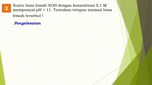 Menghitung pH Larutan Basa Lemah смотреть онлайн