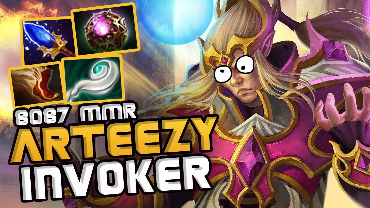 Arteezy (Invoker) Gameplay Dota 2 смотреть онлайн