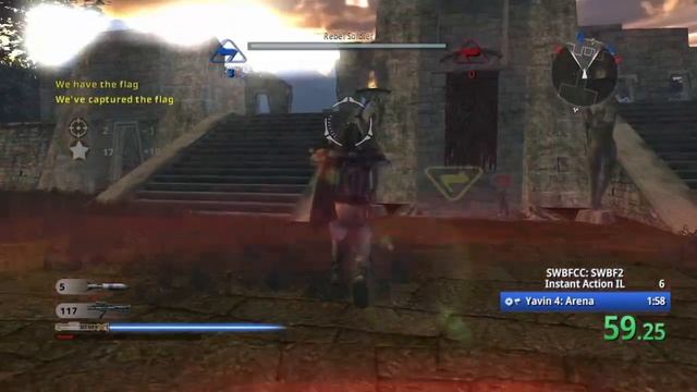 [PB] Star Wars Battlefront II (2024) Speedrun - Yavin 4: Arena - 1-Flag CTF - GCW in 1:45.483 смотреть онлайн