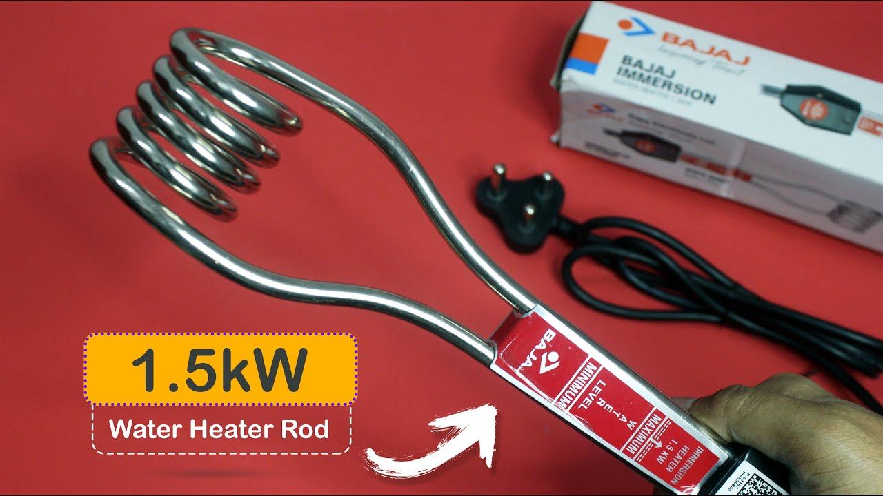 🔥🔥 Bajaj Immersion Rod Water Heater ⚡⚡1.5kW, Bajaj Water Heater Rod Unboxing, Review, Demo, 1500W смотреть онлайн