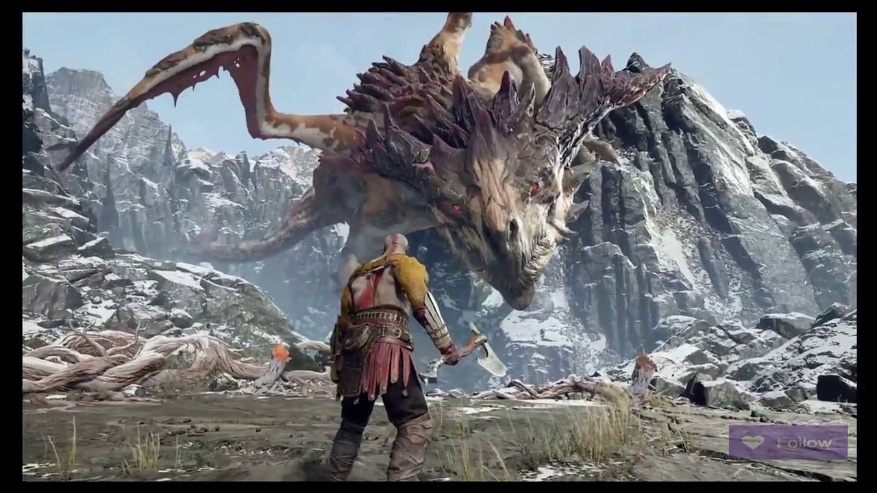 Part 17 DRAGON ! PS4ᴘʀᴏ - God of War Digital Deluxe Edition 2018 - Gameplay - SonySantaMonica смотреть онлайн
