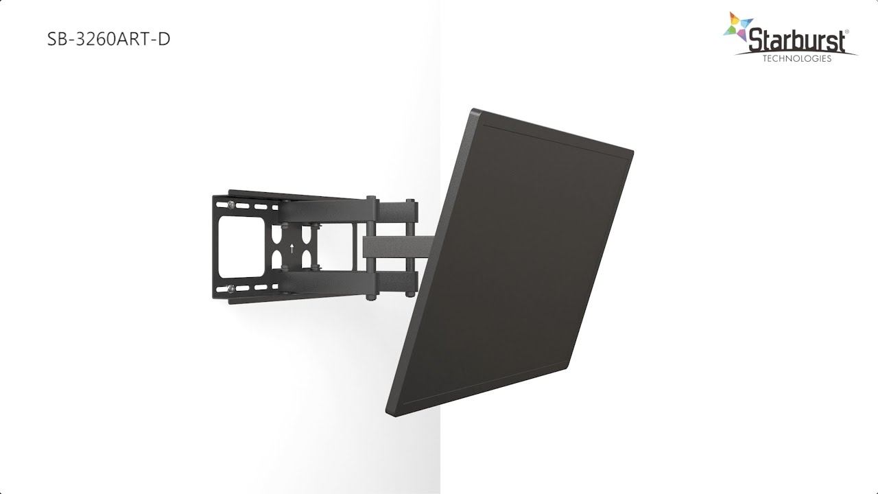 Starburst Technologies SB-3260ART-D Full Motion Dual Arm TV Wall Mount