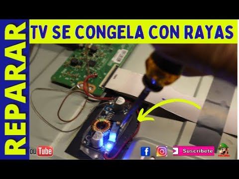 COMO REPARAR TV LG 42ln5460 43/49/55 LJ 550/5500/LK5700 IMAGEN CONGELADA DOBLE Y LINEAS
